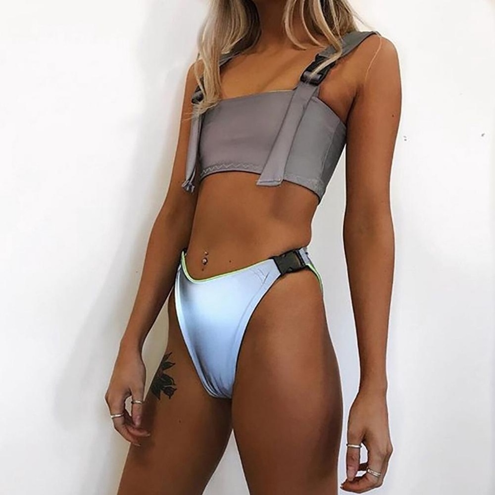 Reflective Buckle Bikini - Picture 2 of 4